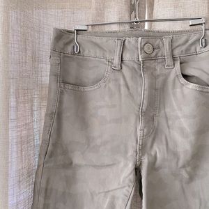american eagle gray camo jeggings